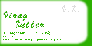 virag kuller business card